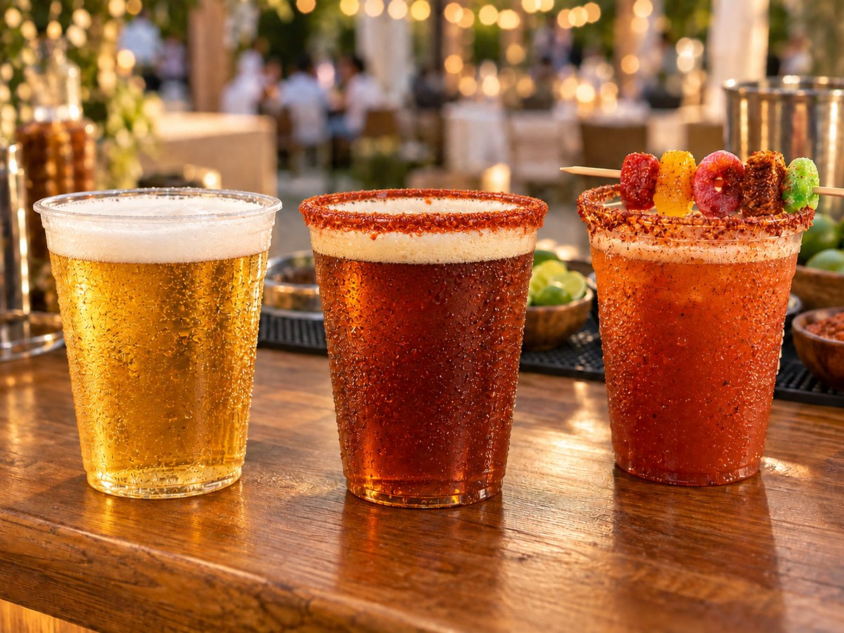 Imagen ilustrativa de bebidas preparadas para una celebración